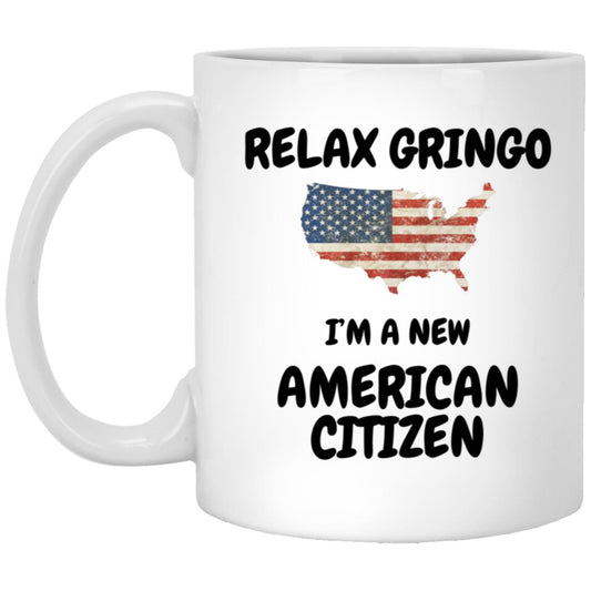 Relax Gringo 11oz White Mug