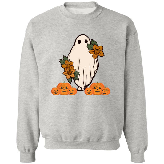 Halloween Flower Ghost Sweatshirt