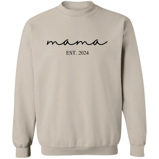 Mama Est. 2024, New mother gift idea, Mama to be Sweatshirt