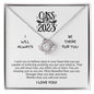 Class of 2023 | Be there for you | love you | Love Knot Necklace