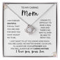 To My Caring Mom | Grateful | Love Knot Necklace
