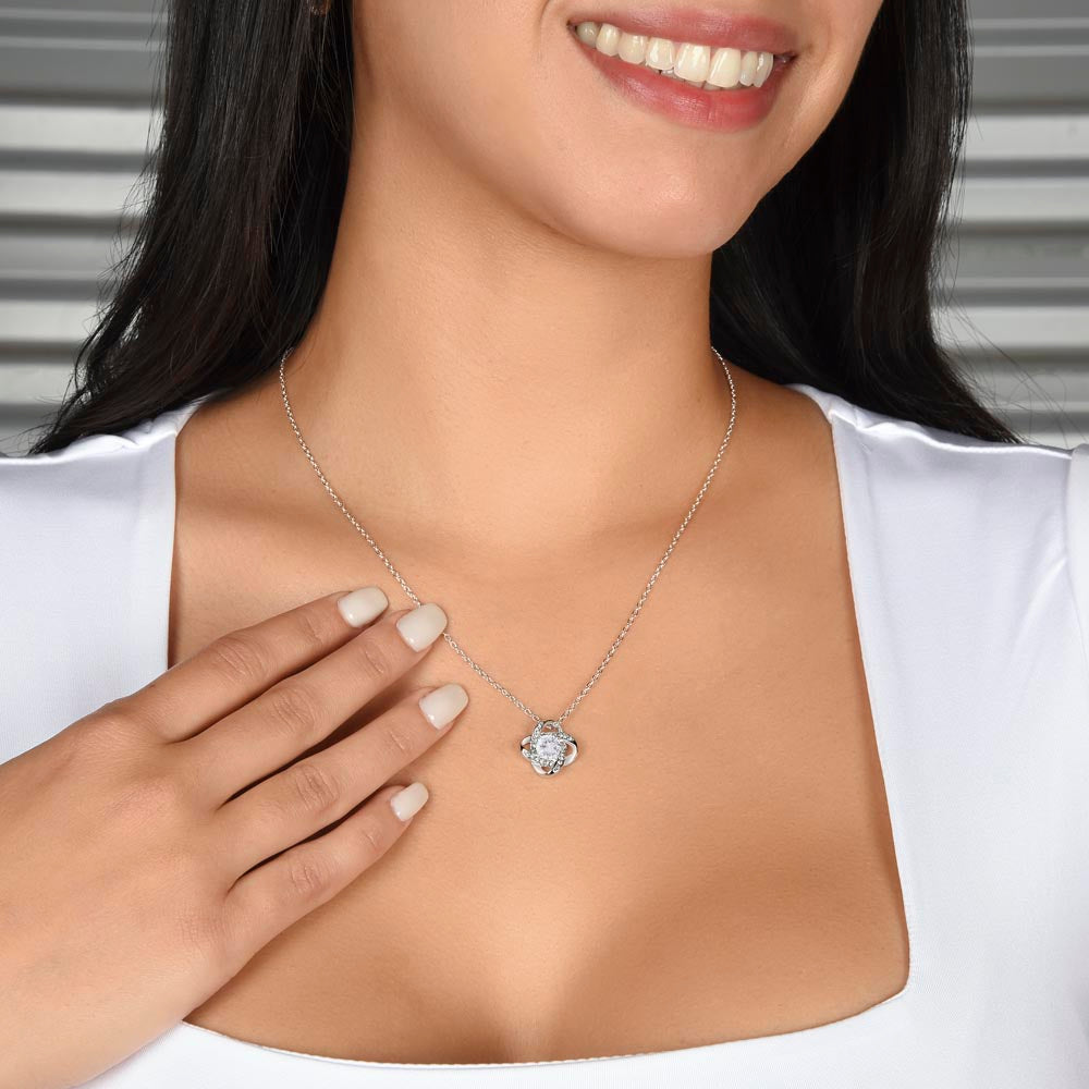 Apology Gift for her - I regret my hurtful actions - Loveknot necklace BB