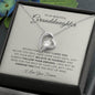 To My Granddaughter | Believe in Yourself | Forever Love Necklace