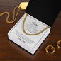 My Man | My soulmate - Cuban Link Chain