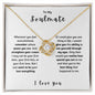 Soulmate | Straighten your crown | Love knot Kecklace