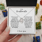 Soulmate | Straighten your crown | Love knot Kecklace