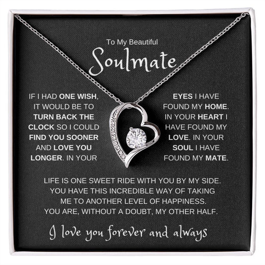 MY BEAUTIFUL SOULMATE | MY OTHER HALF | FOREVER LOVE NECKLACE