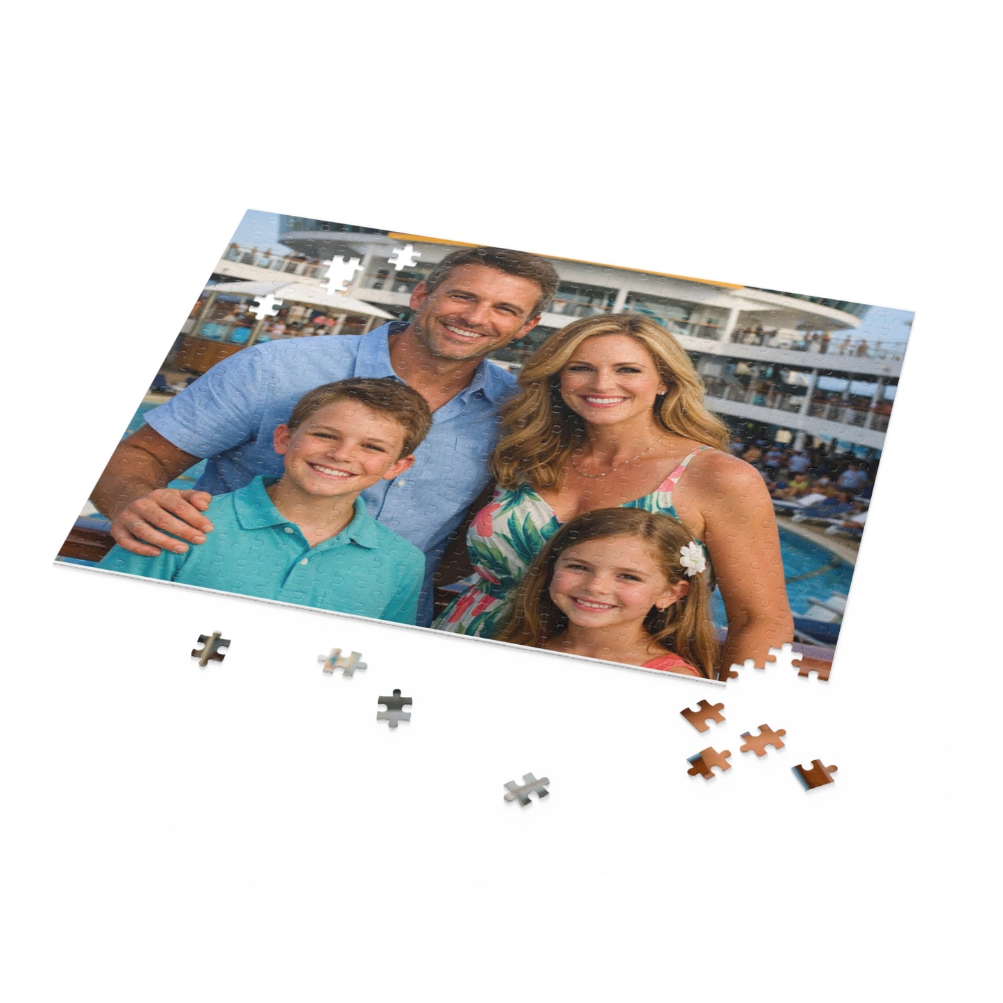 Custom Photo Puzzle (120/252/500-Piece) — Personalized Photo Jigsaw Gift