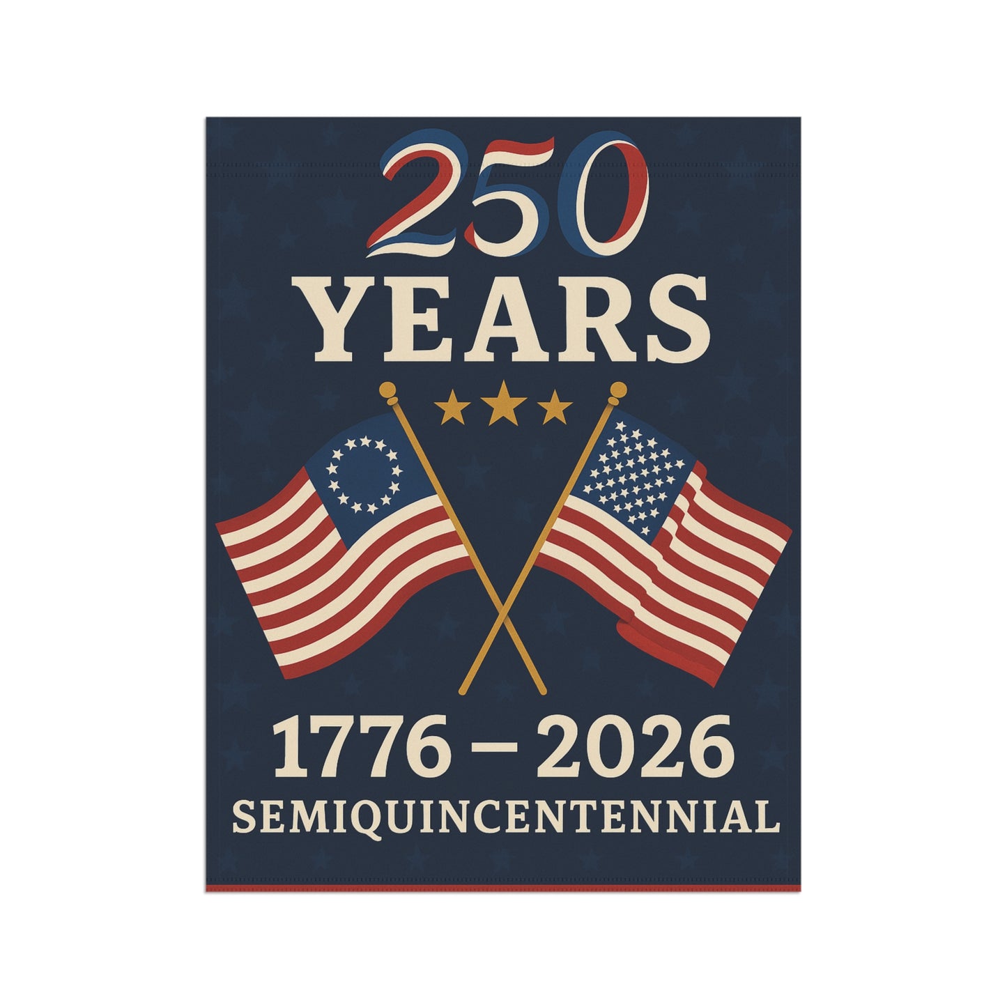 Patriotic Garden Banner for 250th Anniversary, Decorative Flag, Outdoor Home Decor, Independence Day Celebration, American Flag Decor, [...]