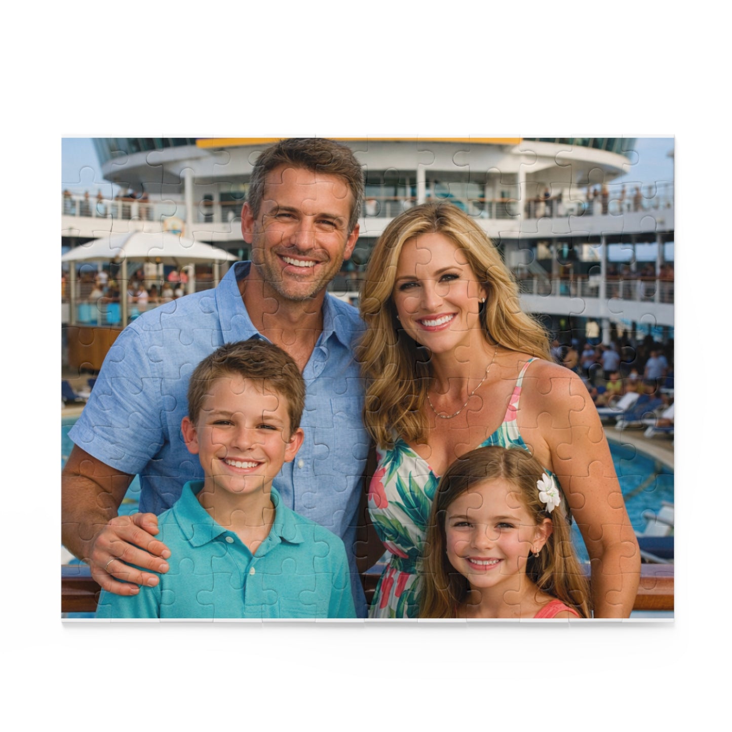 Custom Photo Puzzle (120/252/500-Piece) — Personalized Photo Jigsaw Gift