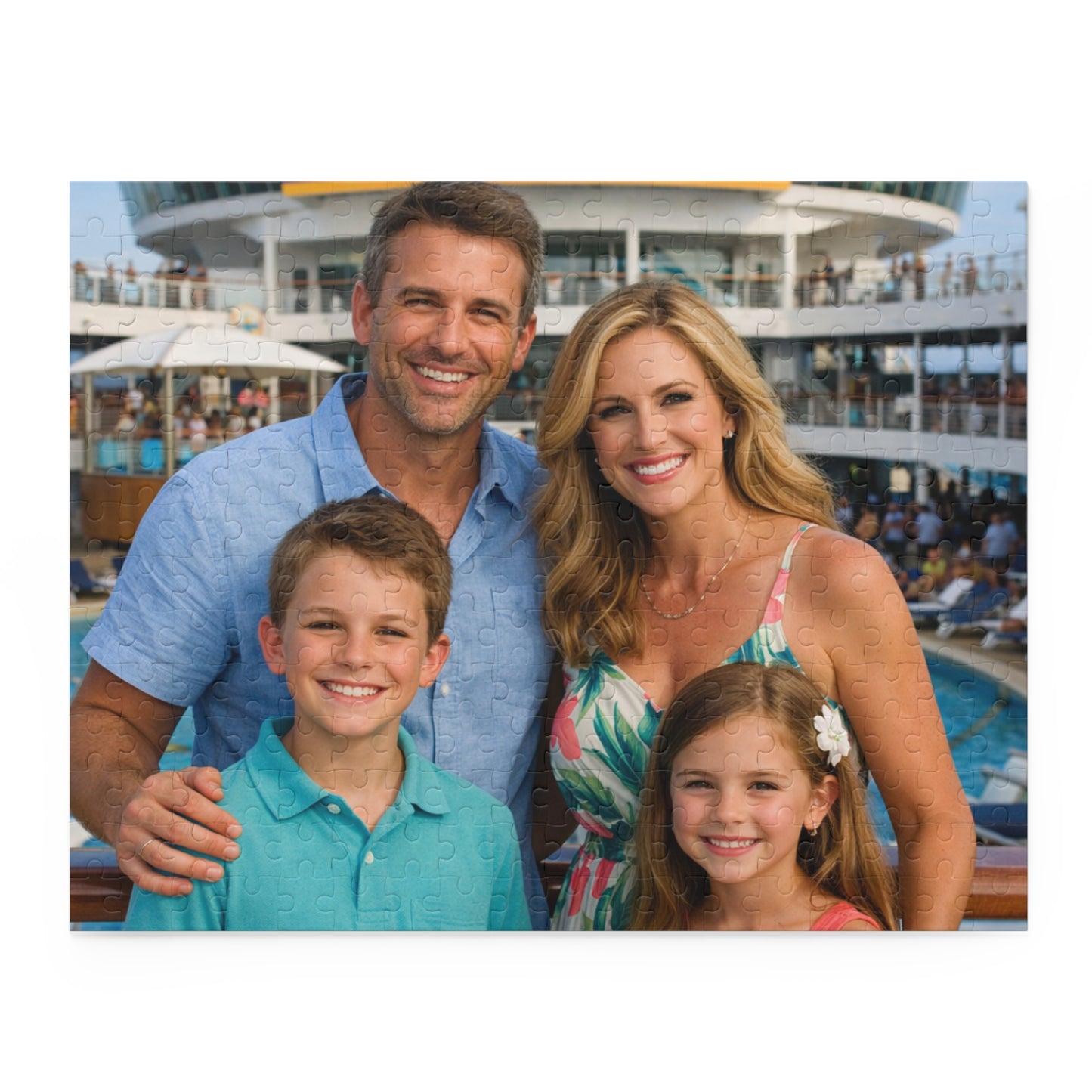 Custom Photo Puzzle (120/252/500-Piece) — Personalized Photo Jigsaw Gift