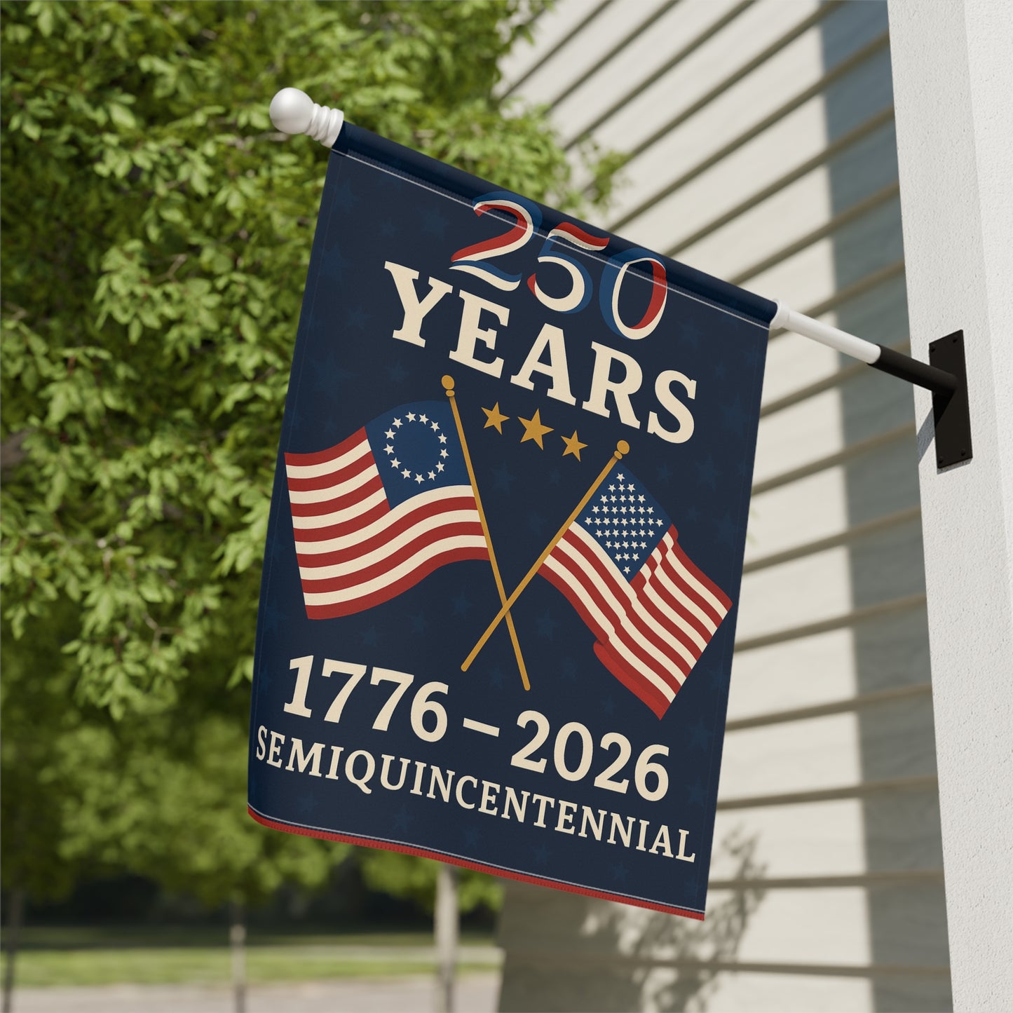 Patriotic Garden Banner for 250th Anniversary, Decorative Flag, Outdoor Home Decor, Independence Day Celebration, American Flag Decor, [...]