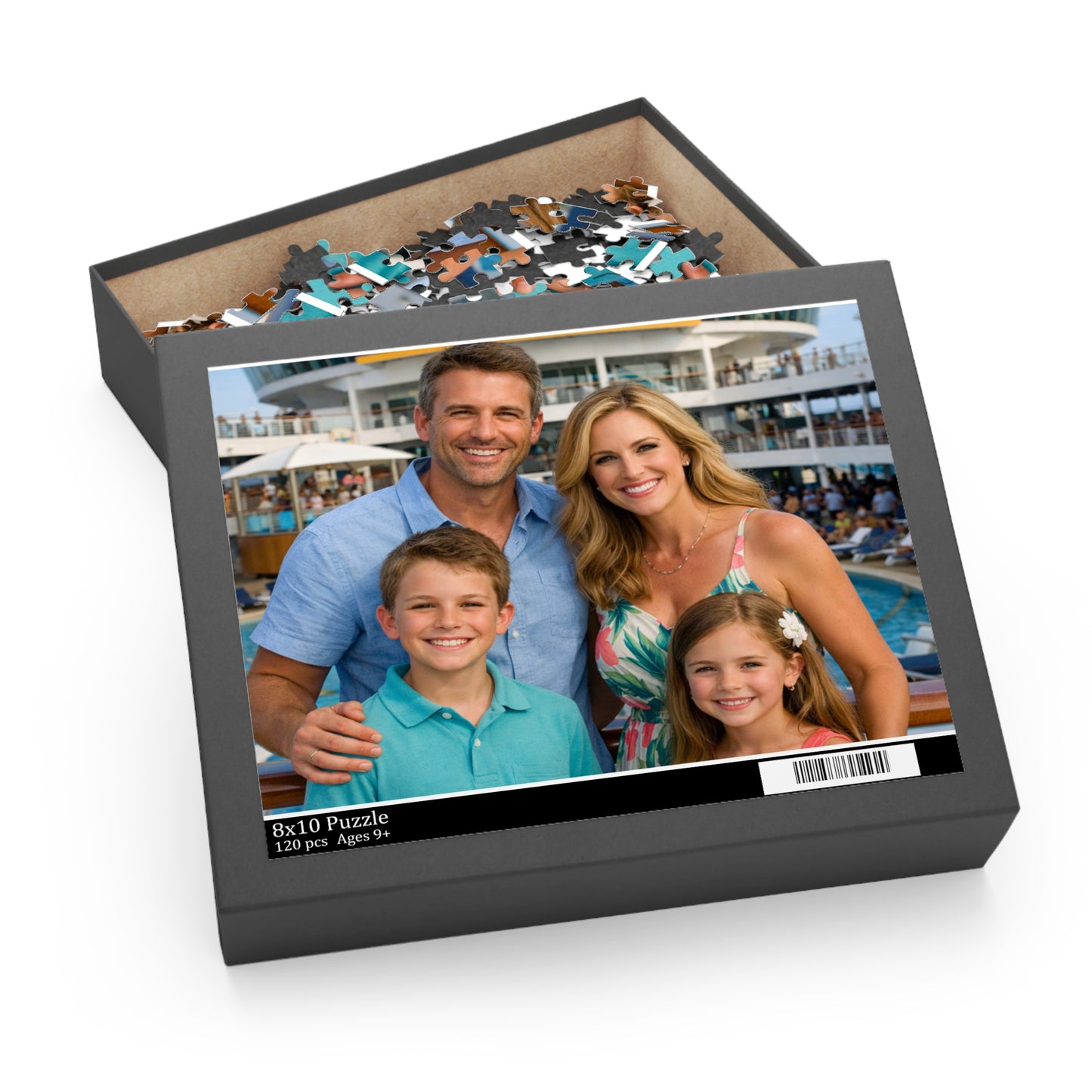 Custom Photo Puzzle (120/252/500-Piece) — Personalized Photo Jigsaw Gift