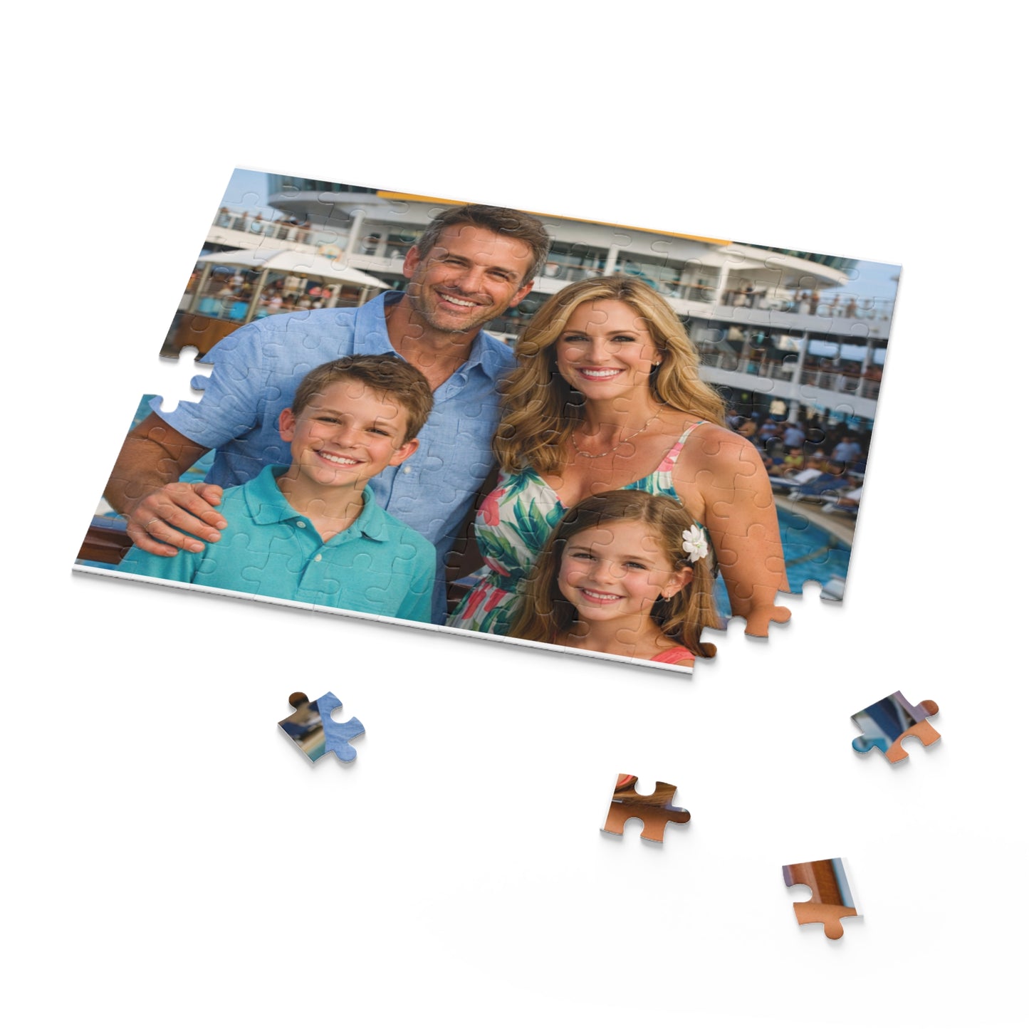 Custom Photo Puzzle (120/252/500-Piece) — Personalized Photo Jigsaw Gift
