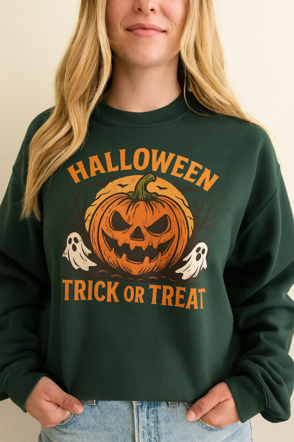 Trick or Treat Jack-O-Lantern Halloween Apparel