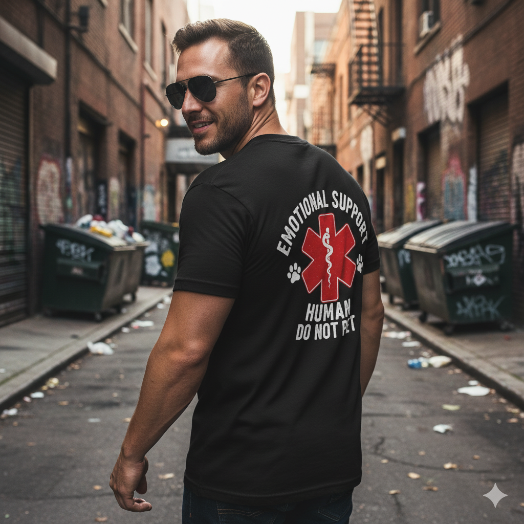 Emotional Support Human – Do Not Pet T-Shirt