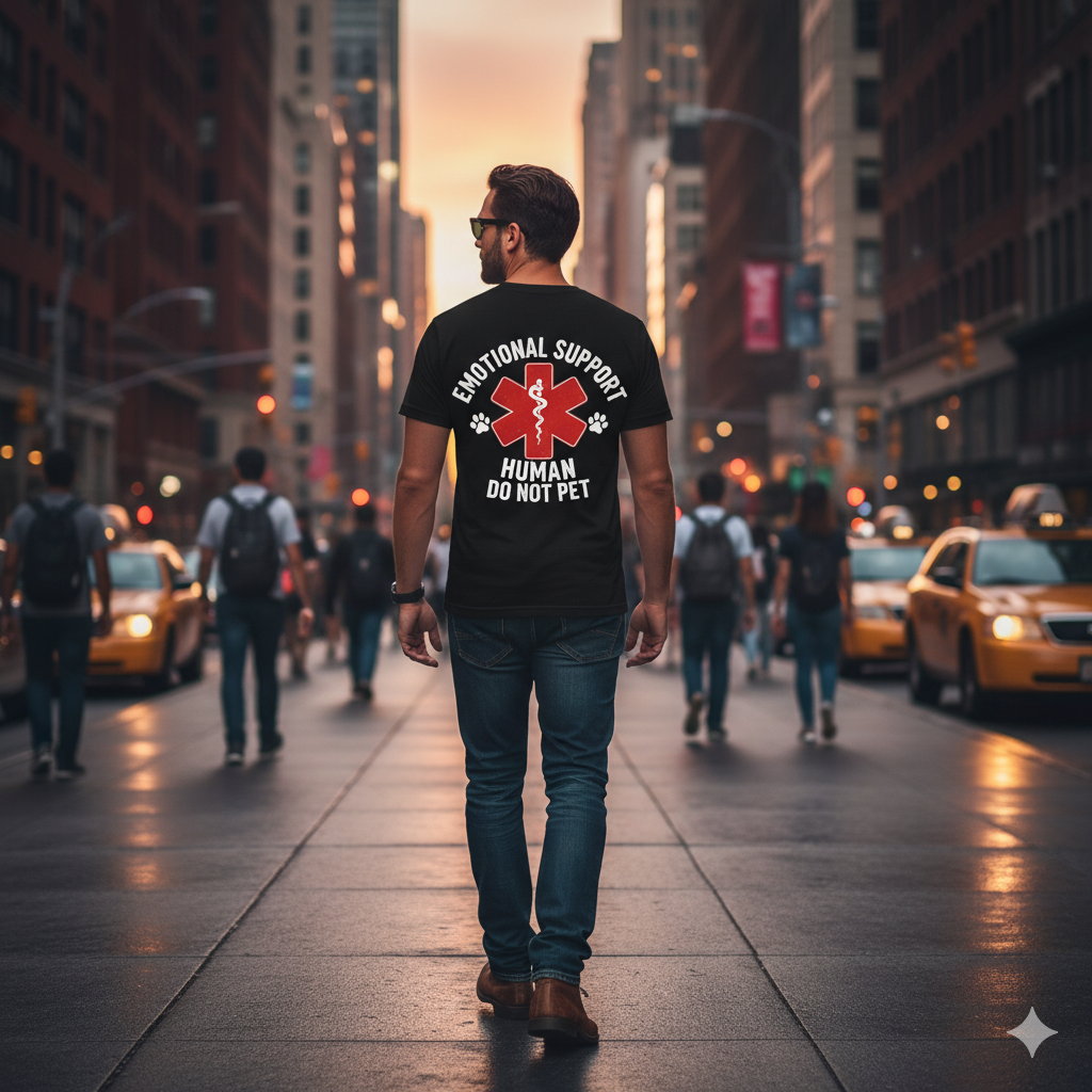 Emotional Support Human – Do Not Pet T-Shirt