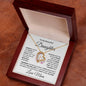 [ALMOST SOLD OUT] To my beautiful daughter "Always keep me in your heart" Love Mom | Forever Love Necklace