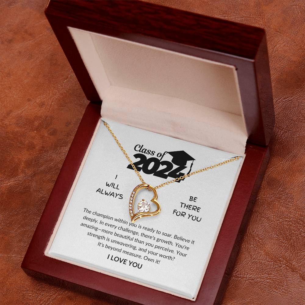 Class of 2024 - Champion within you - Graduation gift - Forever Love Necklace