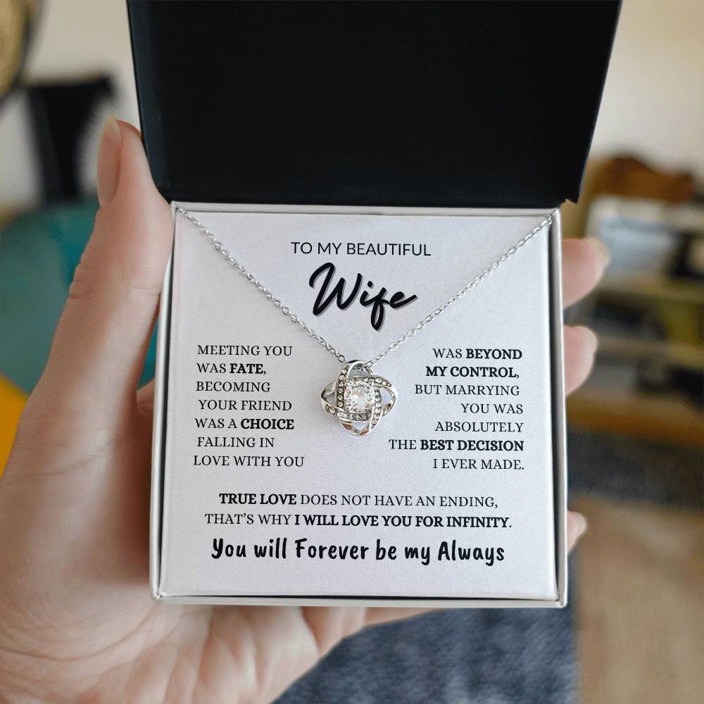 My Always | Wife | Love knot Necklace