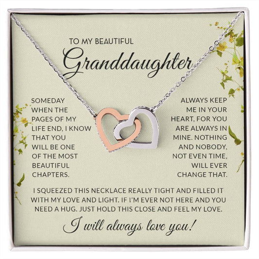 To My Beautiful Granddaughter | Beautiful Chapters | Interlocking Necklace