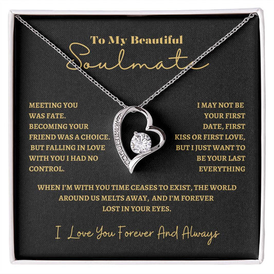 Lost in your eyes | Soulmate | Forever love Necklace