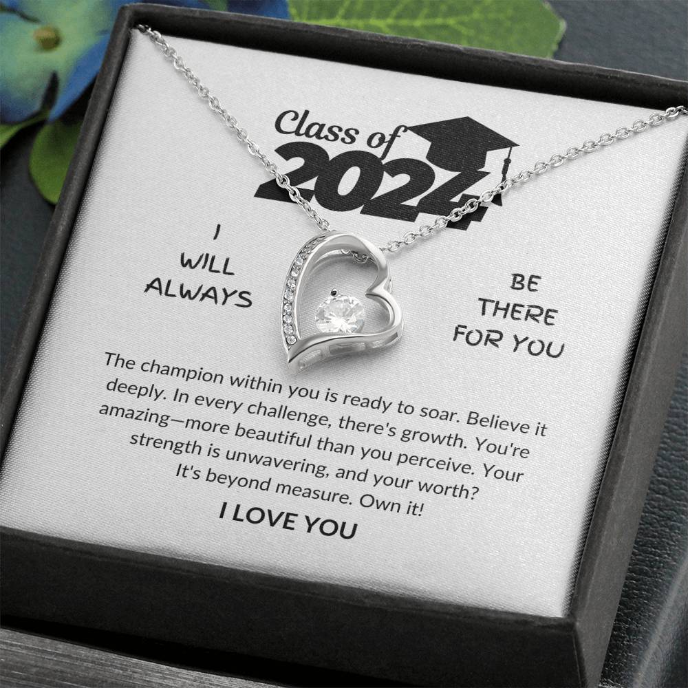 Class of 2024 - Champion within you - Graduation gift - Forever Love Necklace