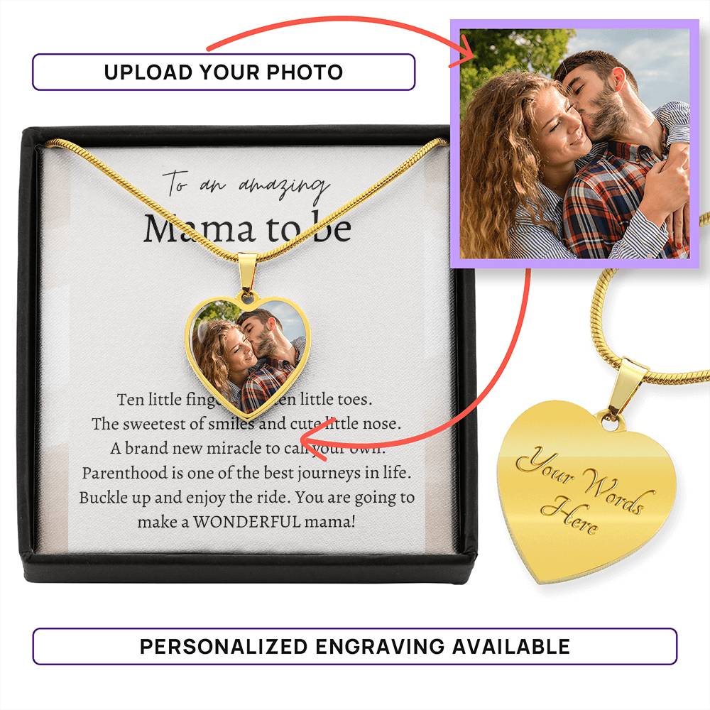 First Time Mom, New Mom Jewelry | Gift for First Mother's day Photo Upload