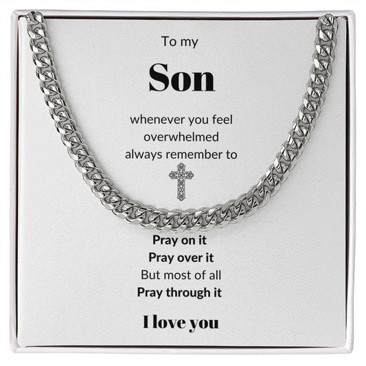 Son | Pray | Cuban Link Chain