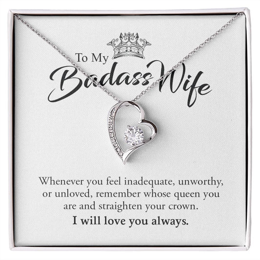 My Badass Wife | I love you always - Forever Love Necklace