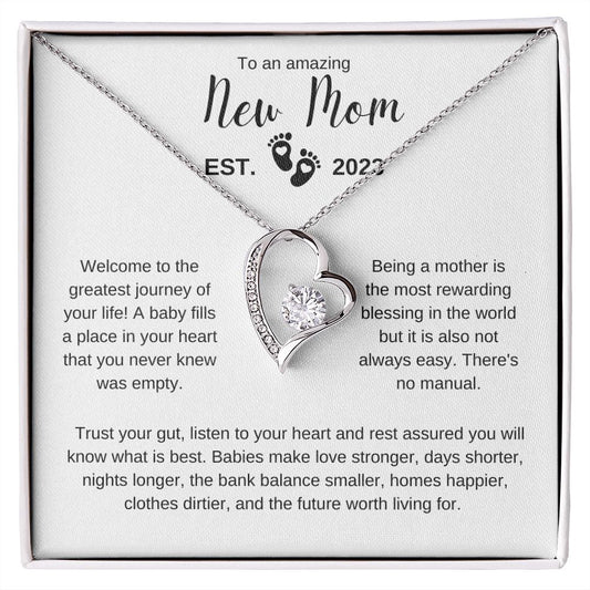 New Mom | Trust your Gut | Forever Love necklace
