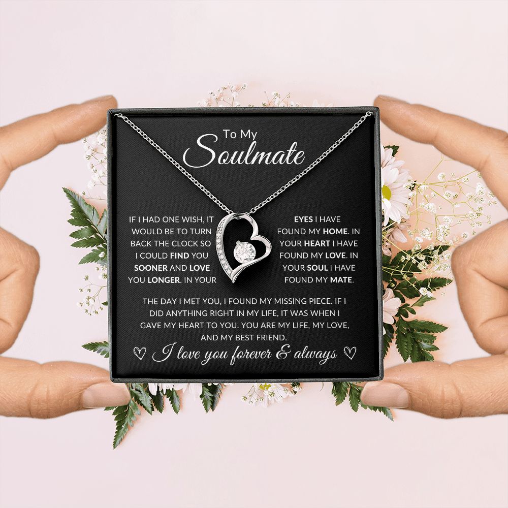 To my Soulmate | Found my mate | Forever love Necklace