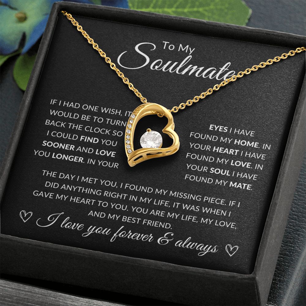 To my Soulmate | Found my mate | Forever love Necklace